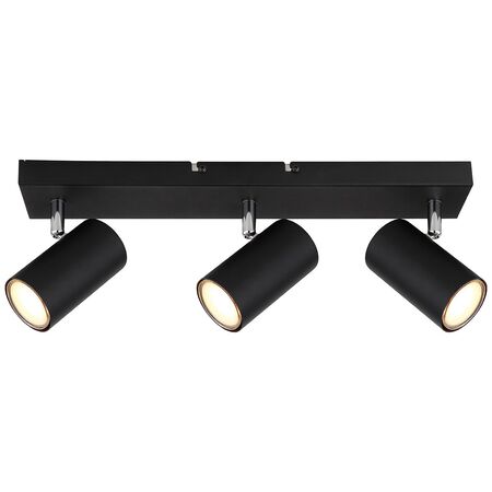 Aplique de Interior Etheos Barral 3 Spot Negro