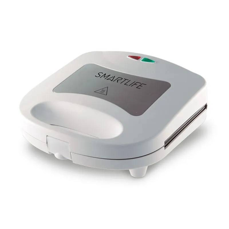 Sandwichera Smartlife Sl-Swd5000 - Blanca 700W 2 En 1 SandwichWaffle