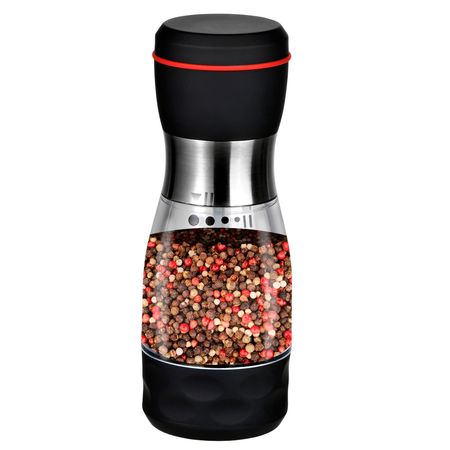 Pimentero Salero Acrílico Gadnic Manual con 5 Grosores