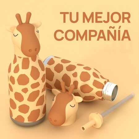 Botella Asobu Bestie 460 ml - Giraffe