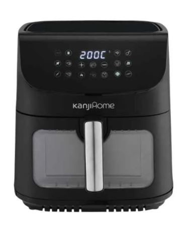 Freidora Sin Aceite Kanji KJH-AF1105 11Lts Digital 2000Watts Negro