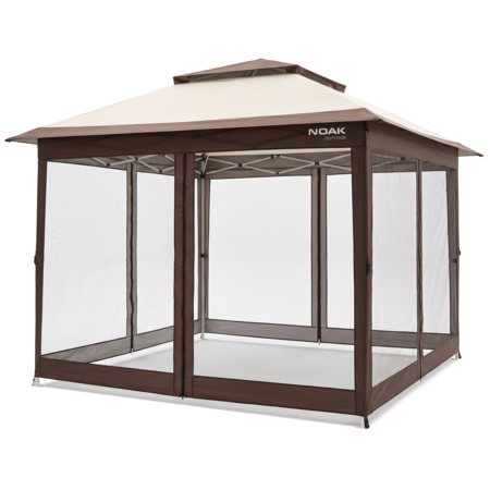 Gazebo 3x3 Metros NOAK Estructura de Acero Plegable con Mosquitero