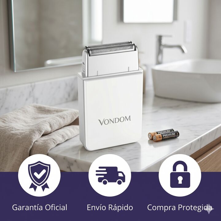 Afeitadora Eléctrica Vondom Vdm23 Portátil Pilas Aaa - Vista 5