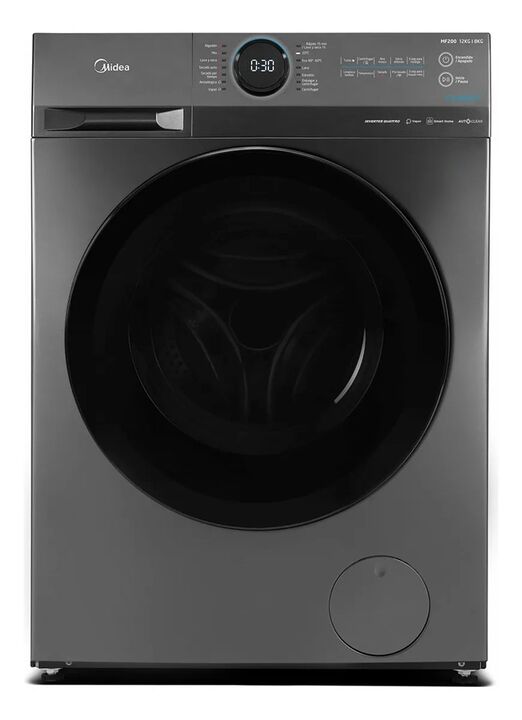 Lavasecarropas Automático Midea Lunar Inverter 12 kg Titanium Wifi MF200D120B/T-A1 - Vista 2