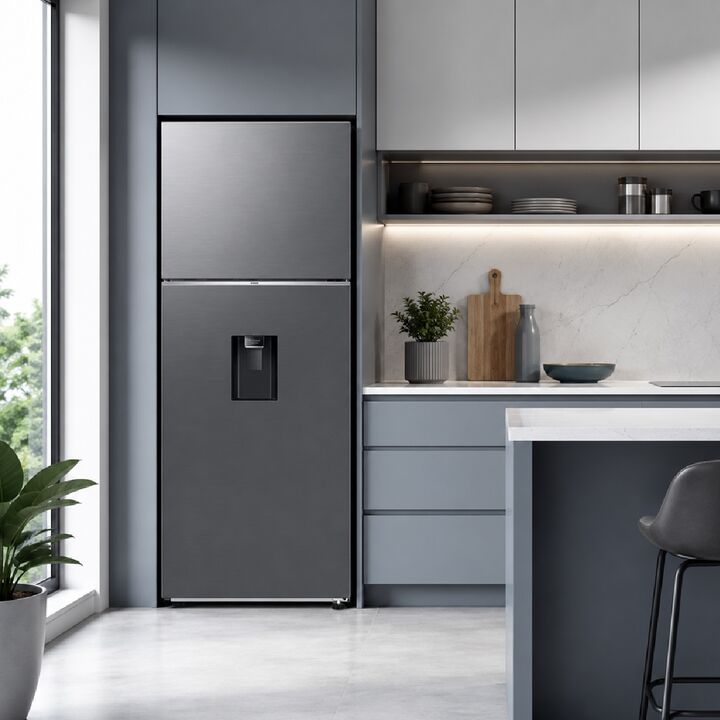 Heladera Samsung 384L No Frost Bespoke C/Dispenser RT38CG6720S9/B3 - Vista 5