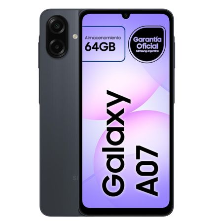Celular Samsung Galaxy A07 64GB negro SM-A075MZKAARO