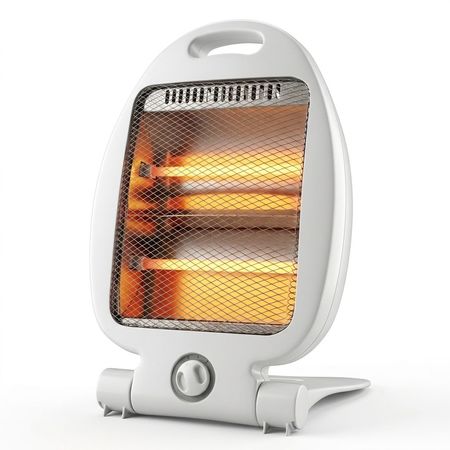 Estufa Eléctrica Embassy Bw-0800 Cuarzo 800w 2 Velas Blanco