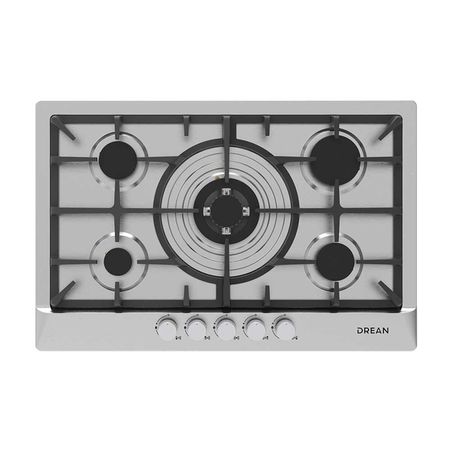 Anafe a Gas 5 Hornallas Drean AGDR76CIA 76 Cm