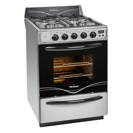 Cocina Multigas Florencia 5558F Encendido Eléctrico c/ Luz Horno Inox. 