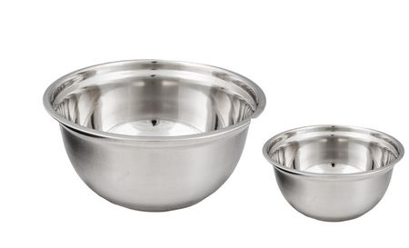 2 BOWLS ACERO INOXIDABLE- Bowl XL Grande y Bowl Chico