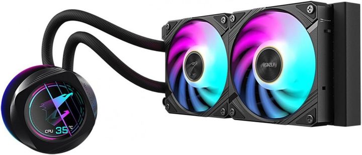 WATER COOLER GIGABYTE AORUS WATERFORCE X II 240 - Vista 3