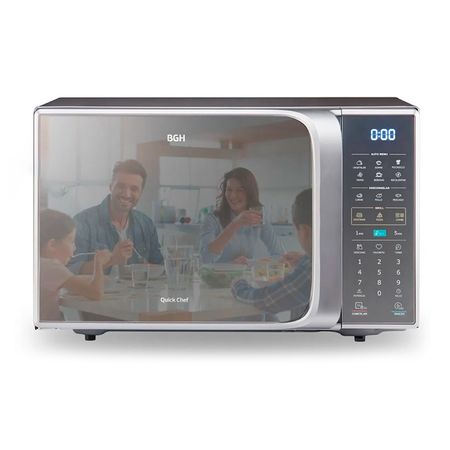 Microondas BGH Digital Plata 20lts ECO 700w