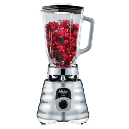 LICUADORA OSTER 4655 700W CROMADA 3 VEL VASO DE VIDRIO CROMADA - 87802