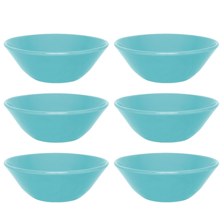 Set X6 Bowls 500 Ml Cónico Celeste - Oxford