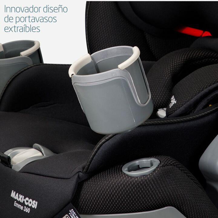 Butaca de seguridad 360° Maxi Cosi Emme Midnight Black - Vista 12