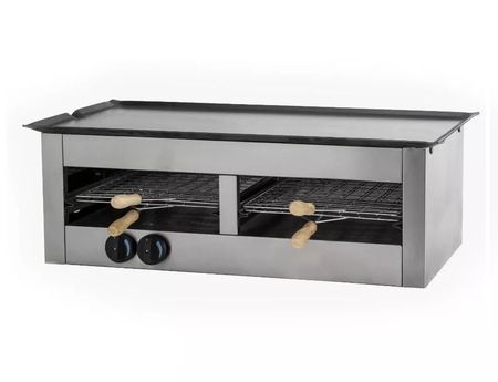 Carlitero Tostador Doble A Gas Con Plancha Sol Real 138 Ge
