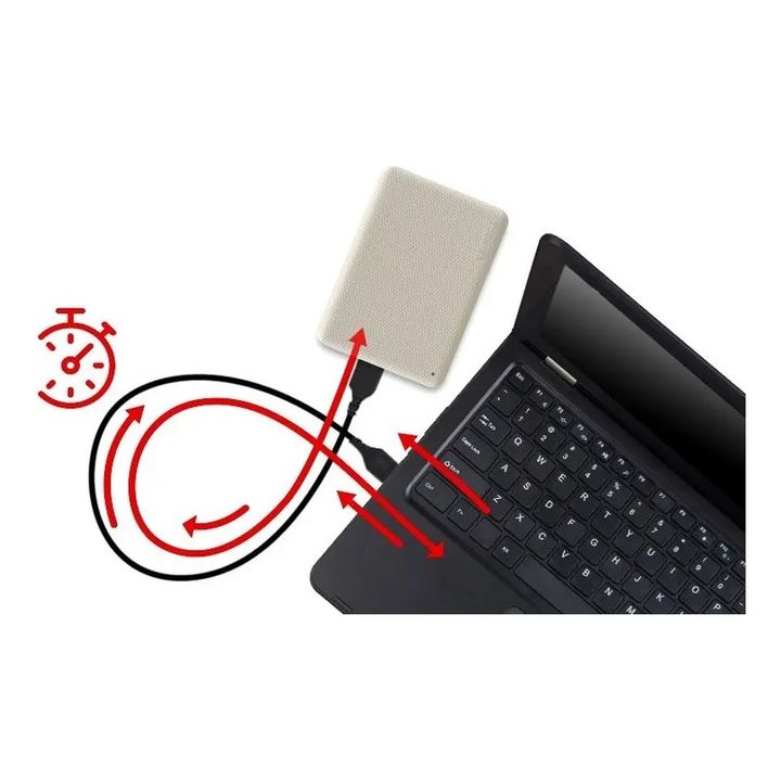 Externo Toshiba Canvio Advance Hdtca40x Hdtca40xr3ca 4tb Negro - Vista 6