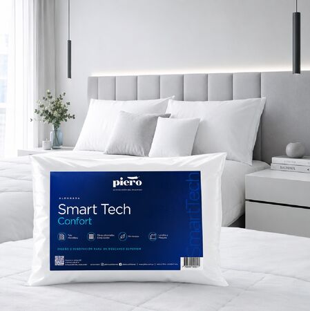 Almohadas Smart Tech Confort Piero Fibra 70x40cm Combo x4