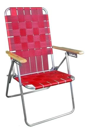 Reposera Sillon Plegable Descansar 5 Posiciones Aluminio 80001