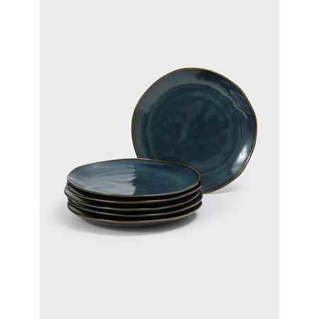 Set 6 platos playos Porto Brasil Orgánico Avant Garde