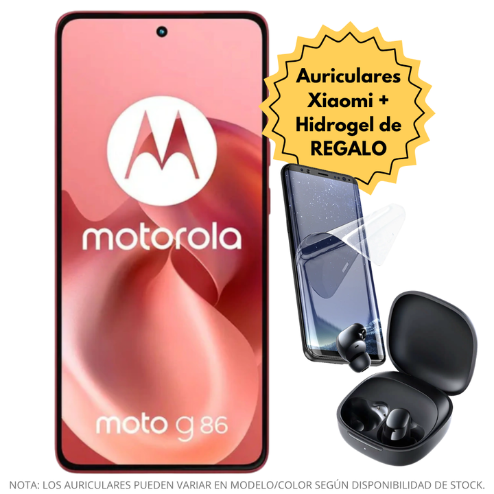 MOTO G86 ROM 256GB RAM 8GB 5G CAJA GRANDE (C:CEREZA) - Vista 1