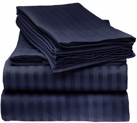 Sabanas premium Dobby King Cama 2.00x2.00 extra suave Blue navy
