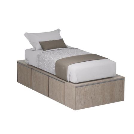CAMA EMC CUBO PREMIUM 1 PLAZA C/ 3 CAJONES Y 1 ZAPATERO BÁLTICO (CAMAPRO1BALT)