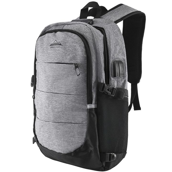 Mochila Pro Notebook South Port 156 Gris - Vista 1