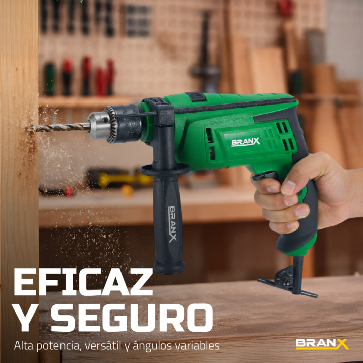 Taladro Percutor De Mano Branx 850w 13mm 3000rpm BRNX0052 - Vista 3