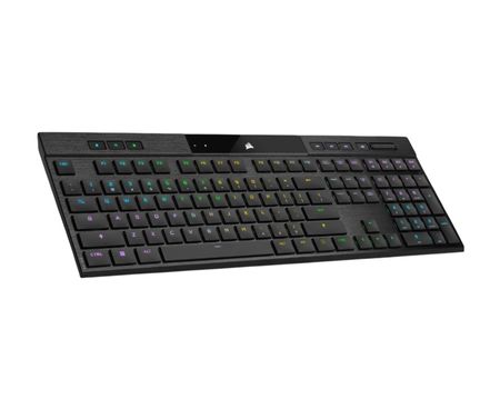 Teclado Corsair K100 Air RGB Mecanico Switch Cherry MX Ultra Low Profile Black Wireless