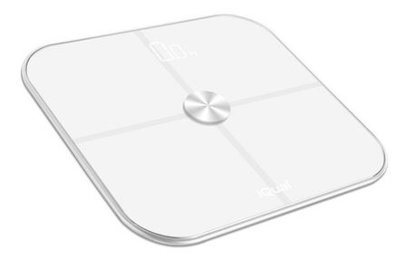 Balanza Digital Baño Bluetooth Iqual S20 Templado 180kg Masa