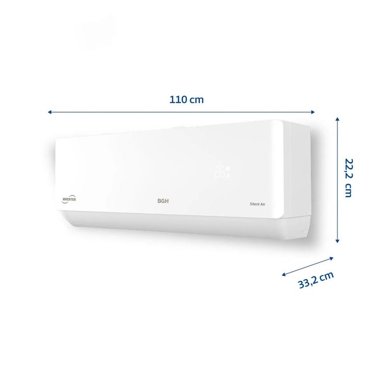 Aire Acondicionado Split BGH Inverter 6500w BSI65WCLW Frio/Calor - Vista 3