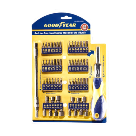 Set de 58 Piezas Good Year GY-SR-20206