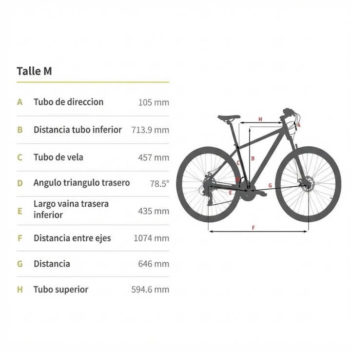Bicicleta R29 Aluminio Talle M Xr3.0 21v Sand Vairo - Vista 4