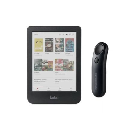 E-reader Kobo Clara Colour Negro 16gb Pantalla 6" Tactil Con Kobo Remote Negro