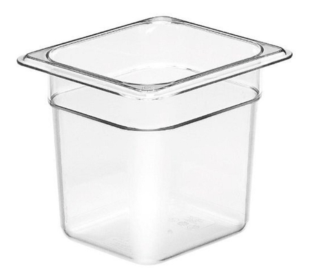 Bandeja Gastronorm Gn Cambro 1/6 15 X 17.6cm Policarbonato