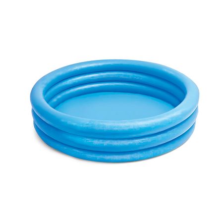 Pileta Inflable Infantil Intex Crystal Blue 156 Lt 114 X 25 Cm 22724/5