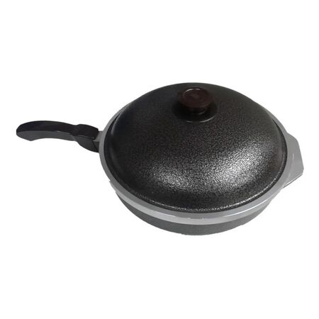 Sarten Con Tapa Tipo Horno Dona Tina 301 28cm 3lts   Gris oscuro