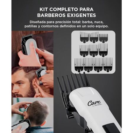 Máquina de Cortar Pelo Gadnic S2000+ Inalámbrica Profesional 10 Peines + Accesorios 