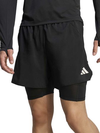 Short Adidas Adi365 Iconic Formotion 2 In 1 Hombre Running Negro