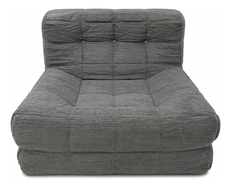 Sillón King-house Camelia Alta Densidad Gris Oscuro En Caja Gris oscuro / Liso