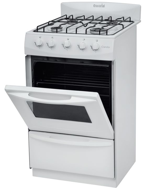 Cocina Escorial Gas Natural Candor S2 4 Hornallas 51Cm - Vista 2