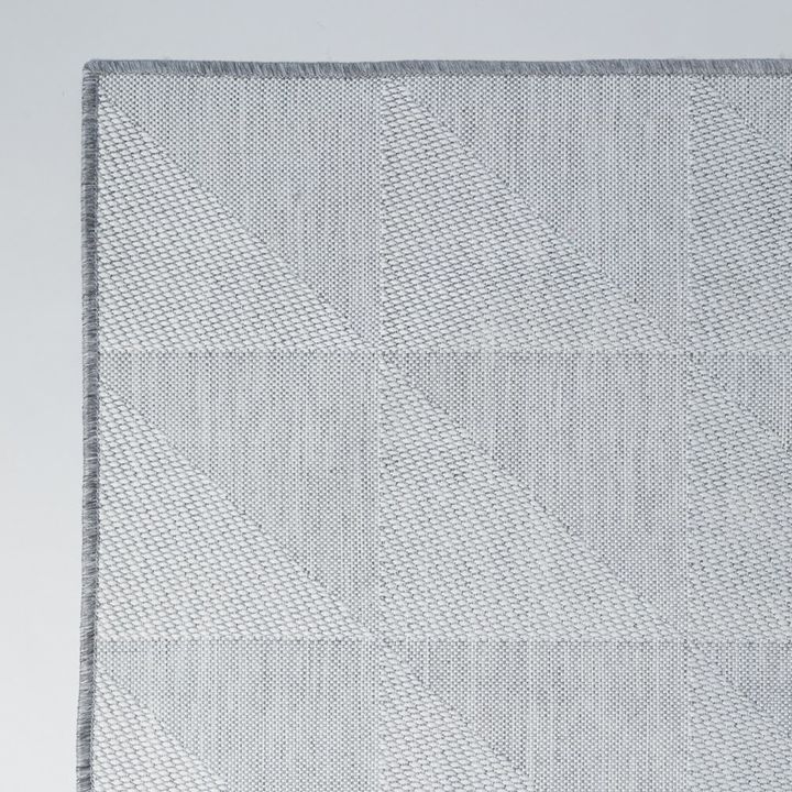 Alfombra simil Yute Cuadrado Grey - 160x250 cm - Vista 2