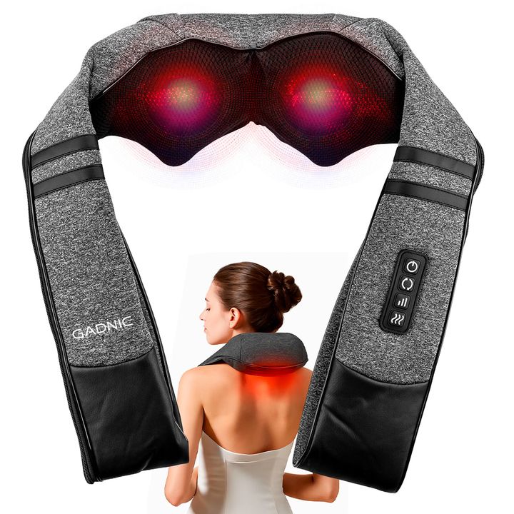 Masajeador De Cuello Gadnic Yapeyú Cervical Recargable Shiatsu - Vista 1