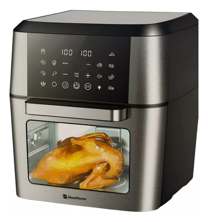 Freidora De Aire Steel Home Ra-af12l 12 Litros Digital