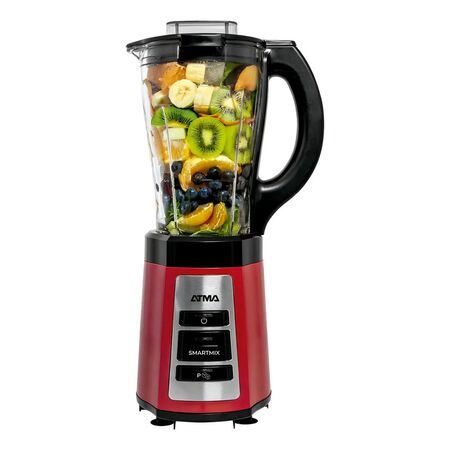 Licuadora De Vaso Atma Smartmix Lv242ap Negra Color Rojo