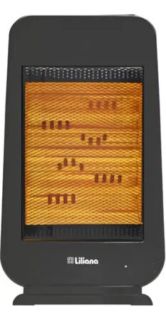 ESTUFA HALOGENA LILIANA CIGF200N 1400W OSCILANTE/2 NIV/SELEC.TEMP NEGRA