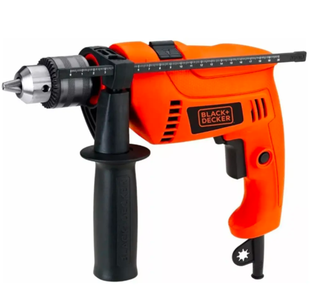 Taladro Percutor Black & Decker 13mm 650W Velocidad Variable + Maletin