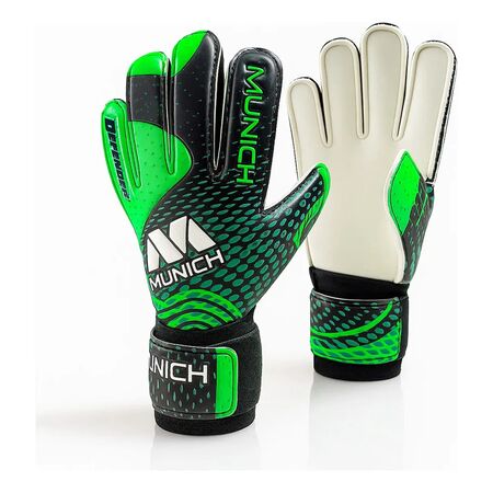Guantes De Arquero Munich Defender Con Soft Grippy Negro/Verde #11