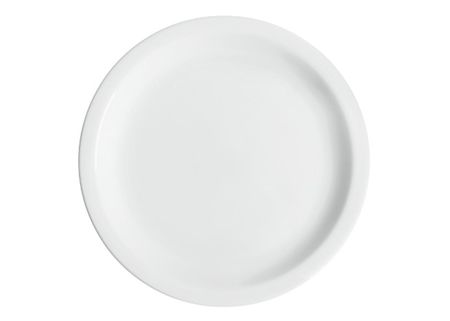 Set X 12 Plato Hondo 21cm Porcelana Germer Iguazu Blanco Iguazú